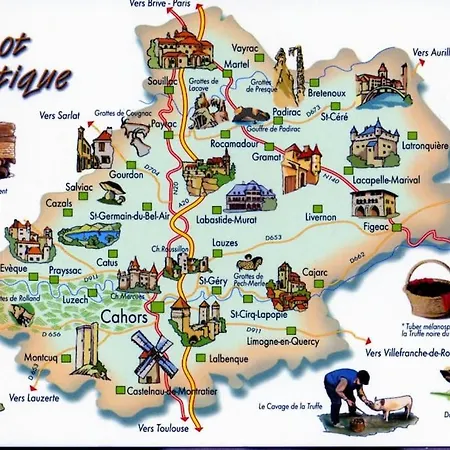 بيت للعطل La Poire, Op Landgoed Aan De Dordogne Prudhomat